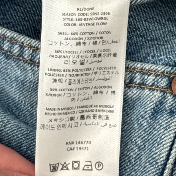 RE/DONE - Vintage Flow Low Rider Loose Jeans - Picture 4 of 4